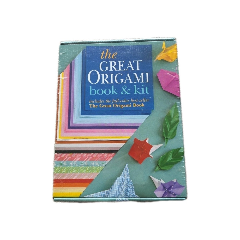 The Great Origami Book and Kit with folding papers in Gift Box Aytuere (NEW) - Picture 1 of 4